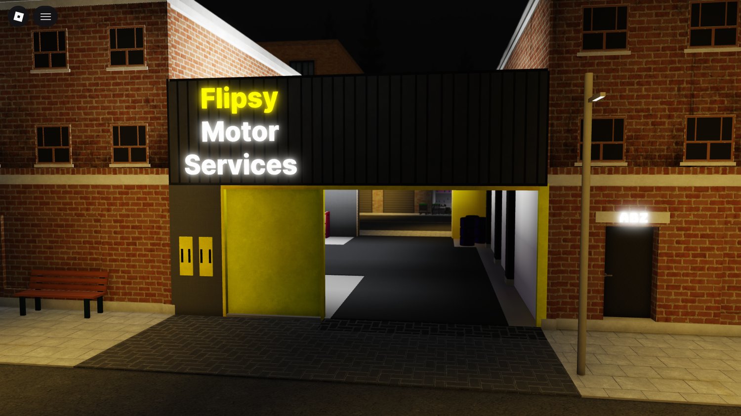 Indoor lounge environment for social roleplay