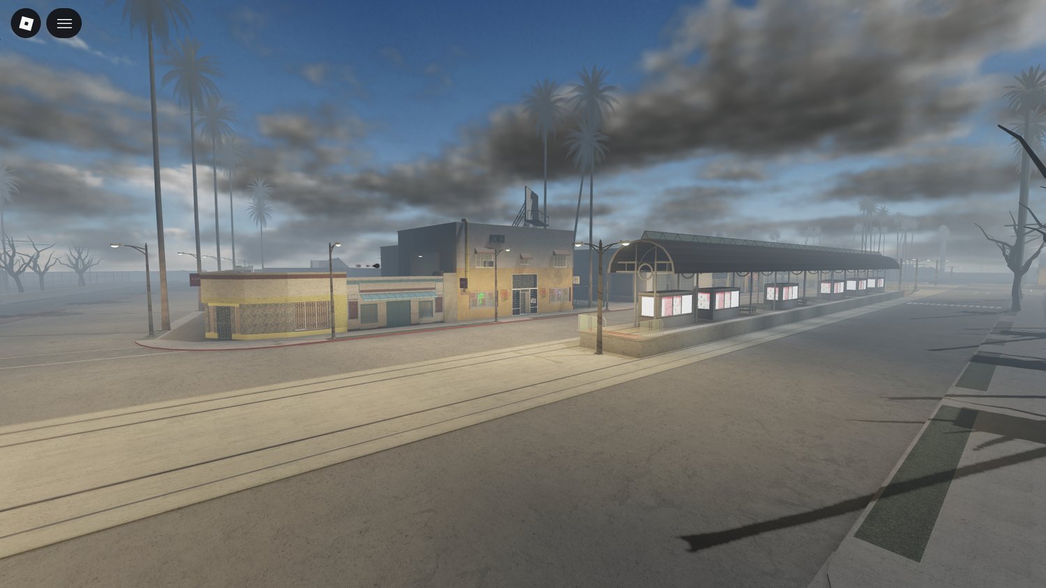 Expansive city layout with realistic American environment