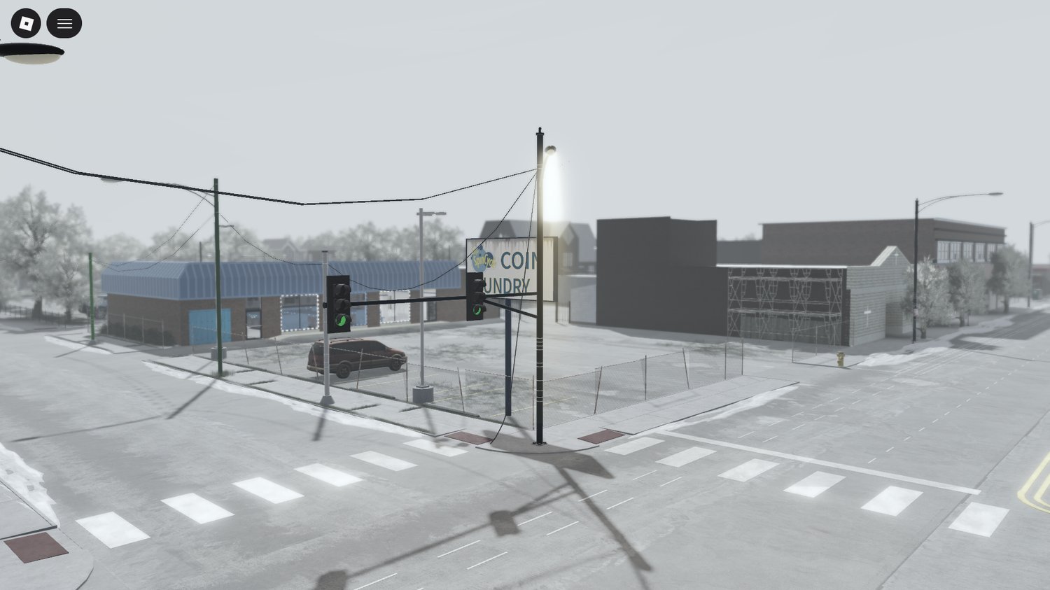 Interior spaces adding depth to winter city roleplay