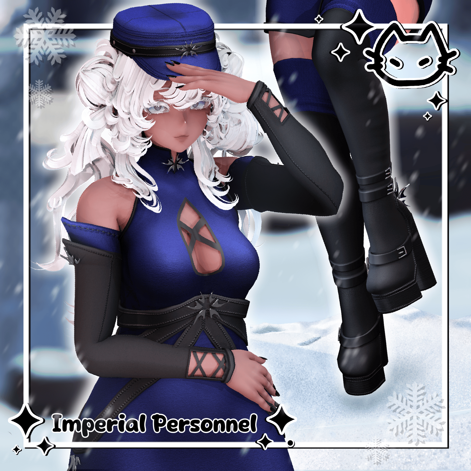 ❄️ Imperial Personnel Set ❄️ Uniform Set ❄️ Military / Formal Wear ❄️ VRBASE Egirl, GM FEm base