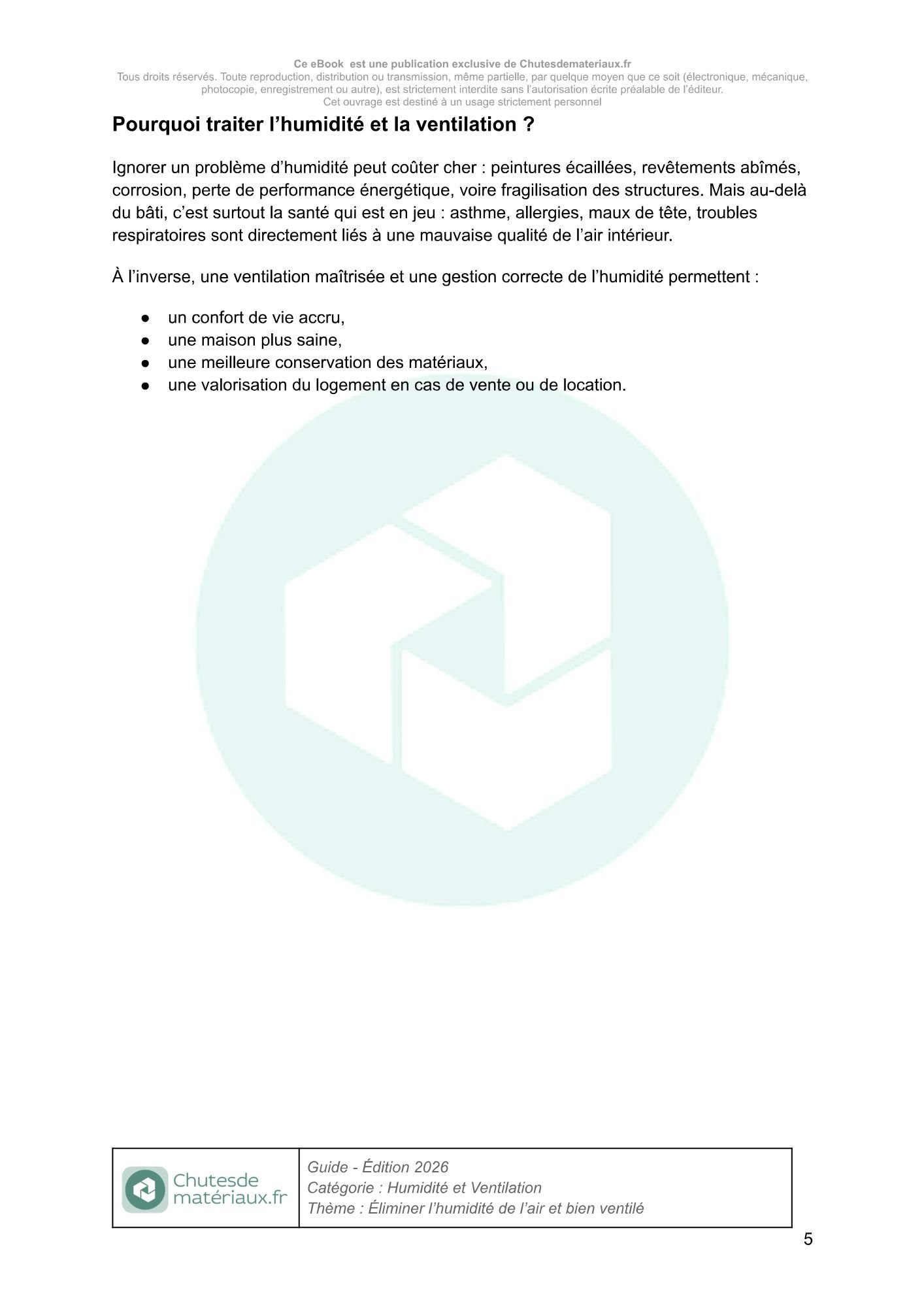 Page présentant les règles et débits de ventilation obligatoires dans un logement pour assurer une bonne qualité de l’air intérieur.