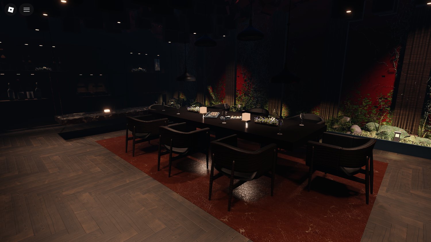 Dorsia Restaurant premium interior map in Roblox