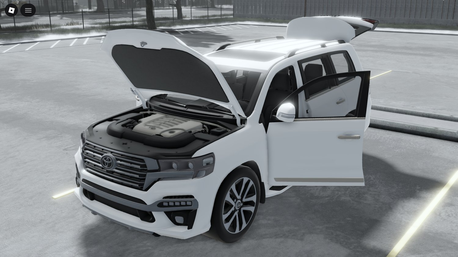 Realistic SUV driving model in Roblox