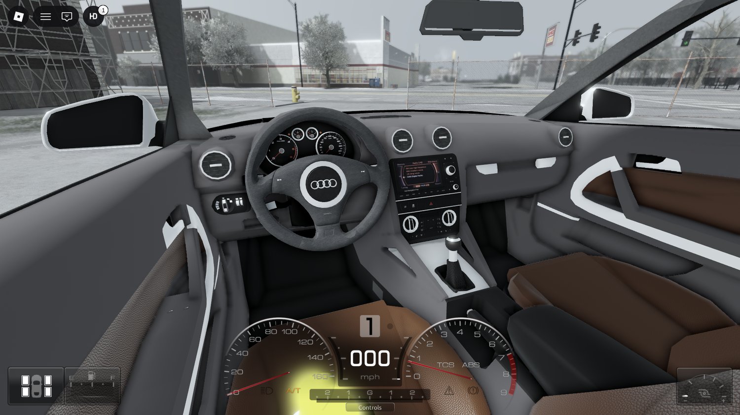 Fully drivable Roblox Audi A3 interior