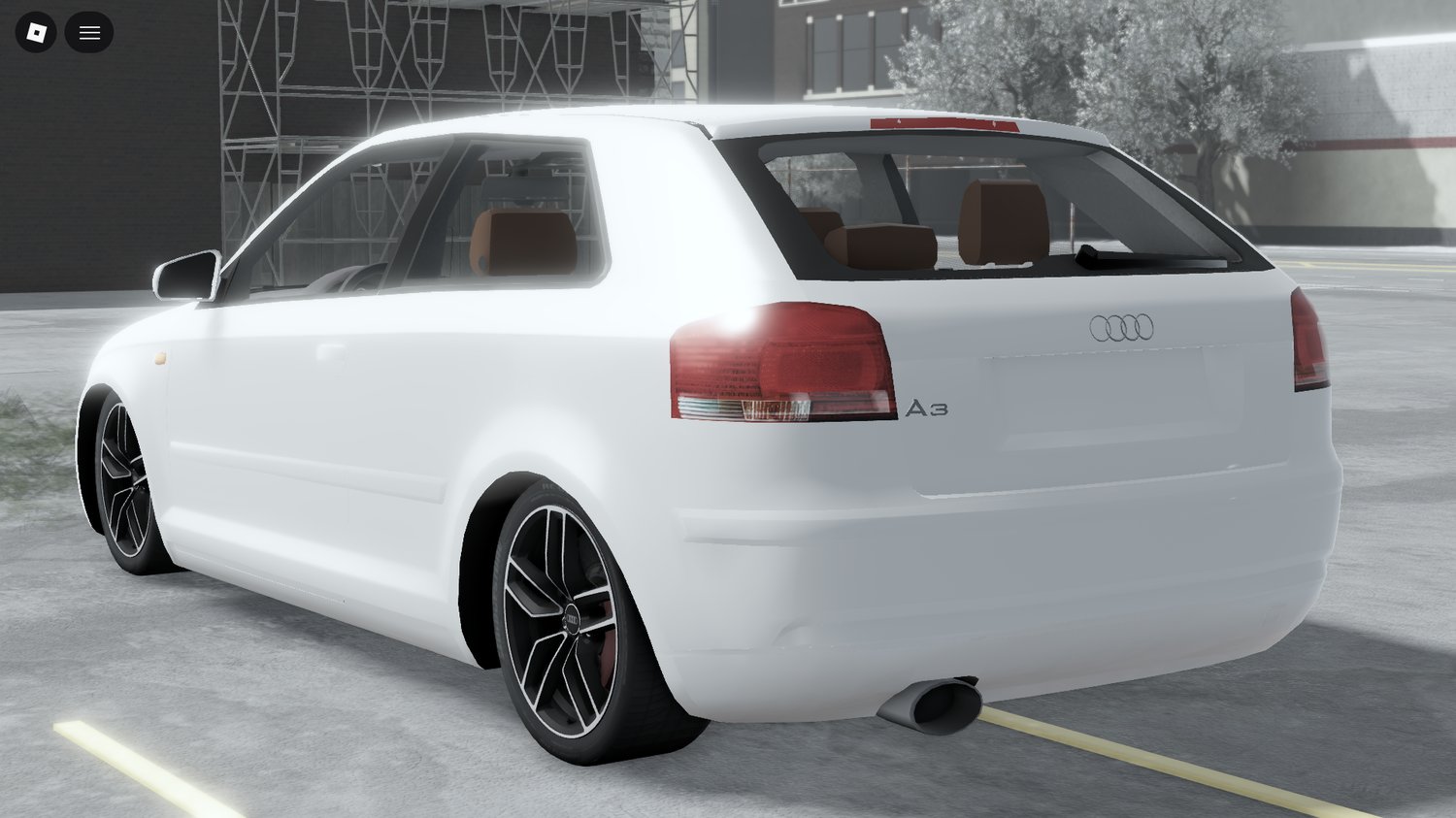 Compact modern car for Roblox roleplay