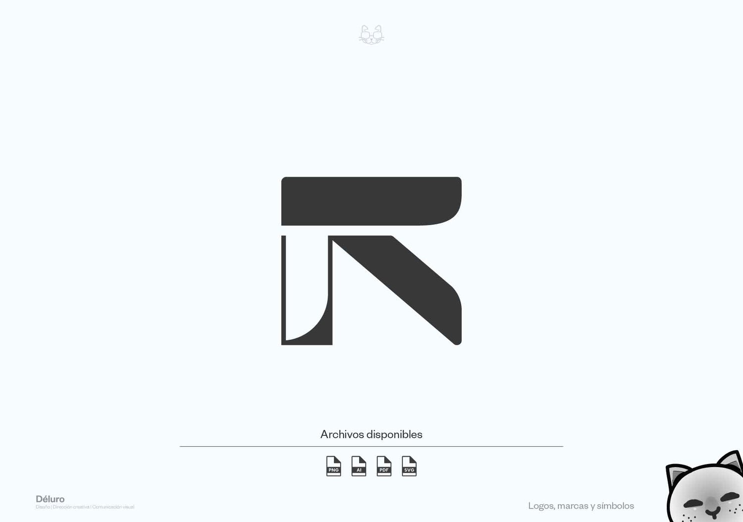 Minimal and modern logo design, ready for branding, packaging and digital platforms.