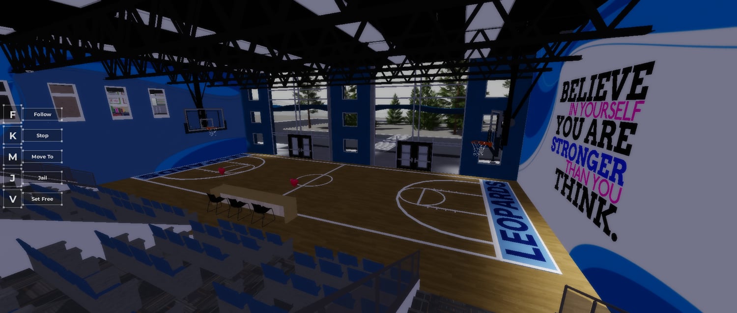 Classroom and cafeteria school map Roblox