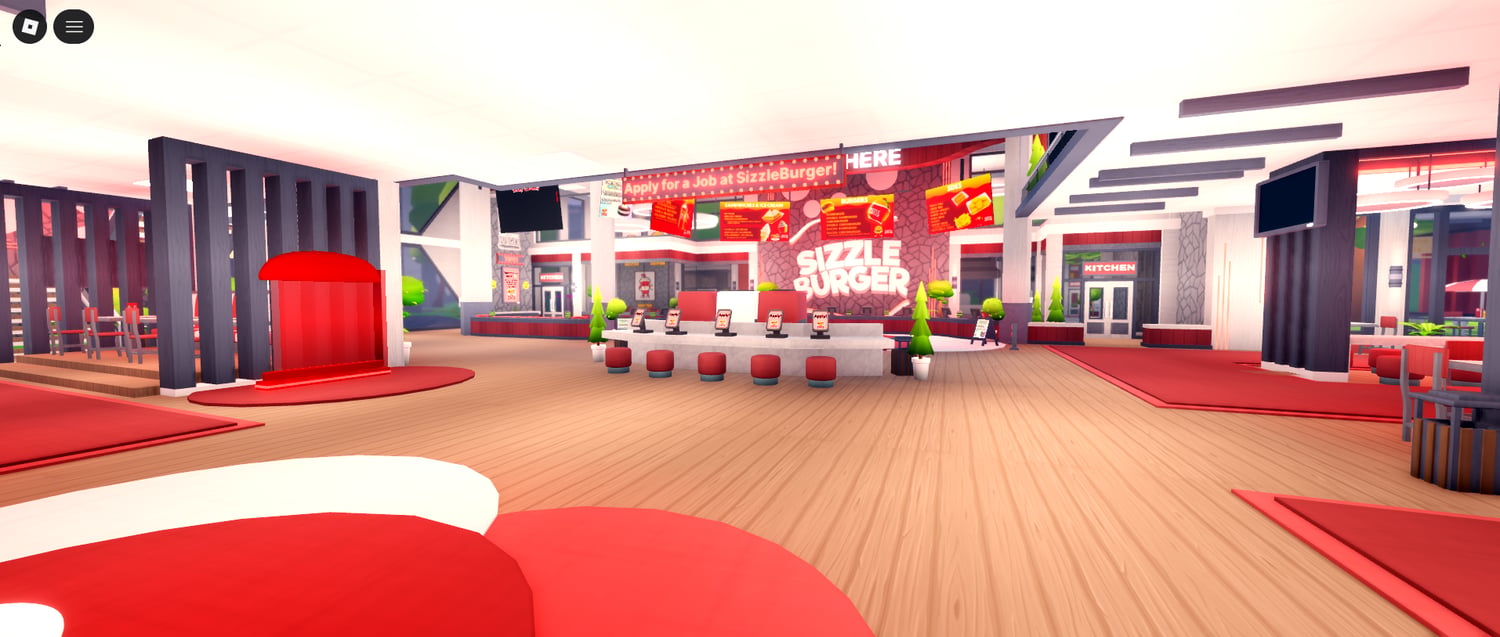 Detailed kitchen restaurant Roblox