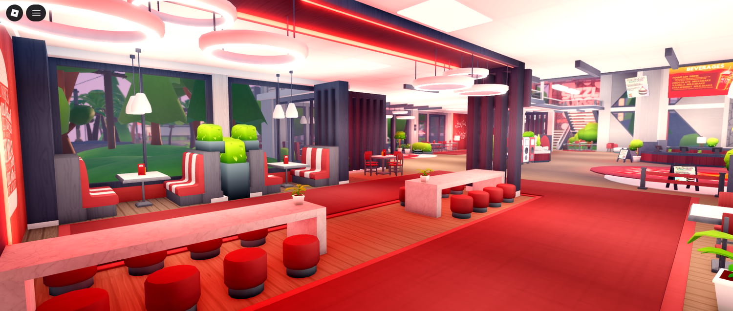 Beach restaurant map in Roblox