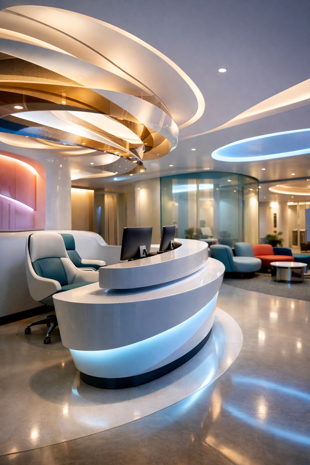 curated collection of ultra-modern architectural interiors designed for brands that value precision, elegance, and spatial storytelling.