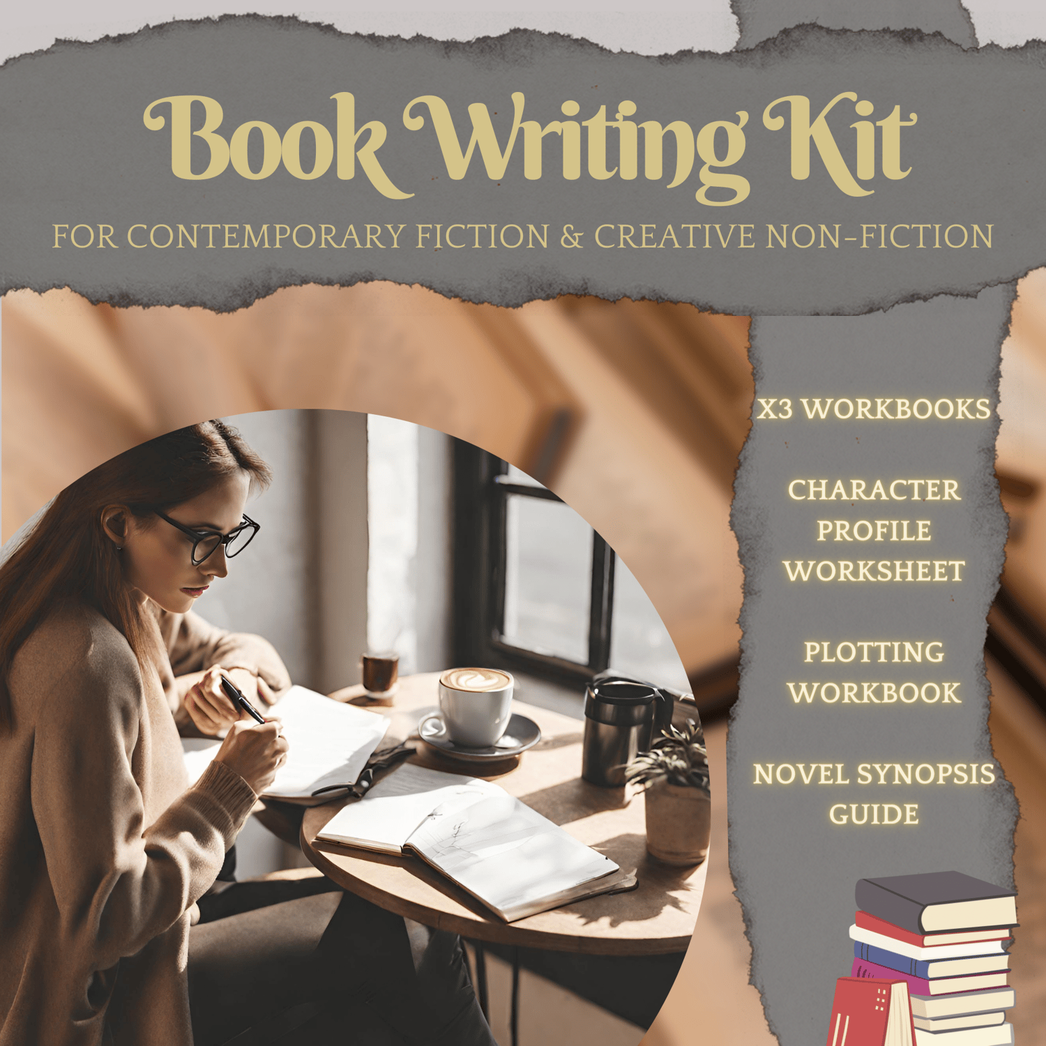 Book writing kit for novelists