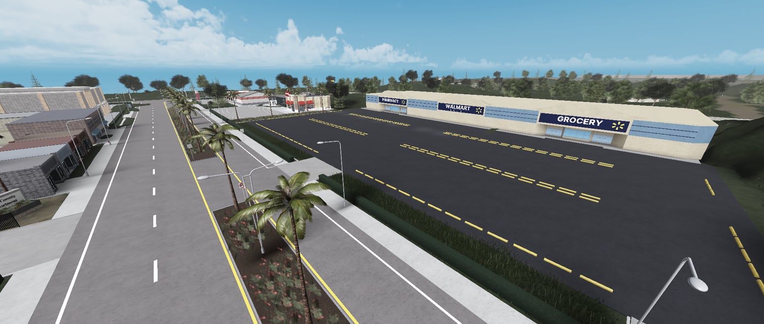 Modern city streets map Roblox