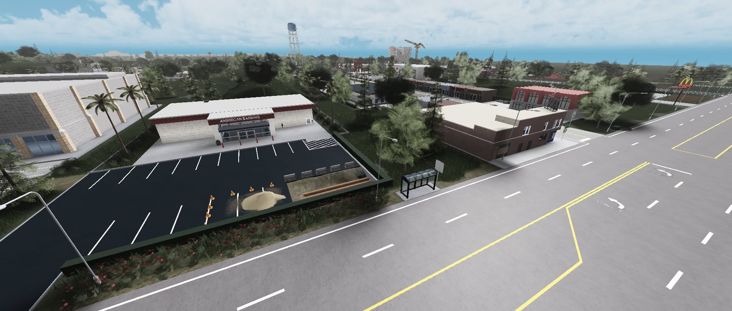 Realistic urban county map Roblox