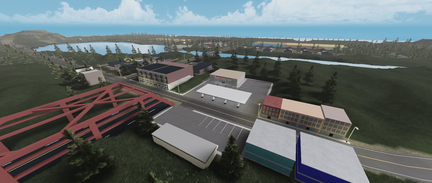 Big urban city map Roblox