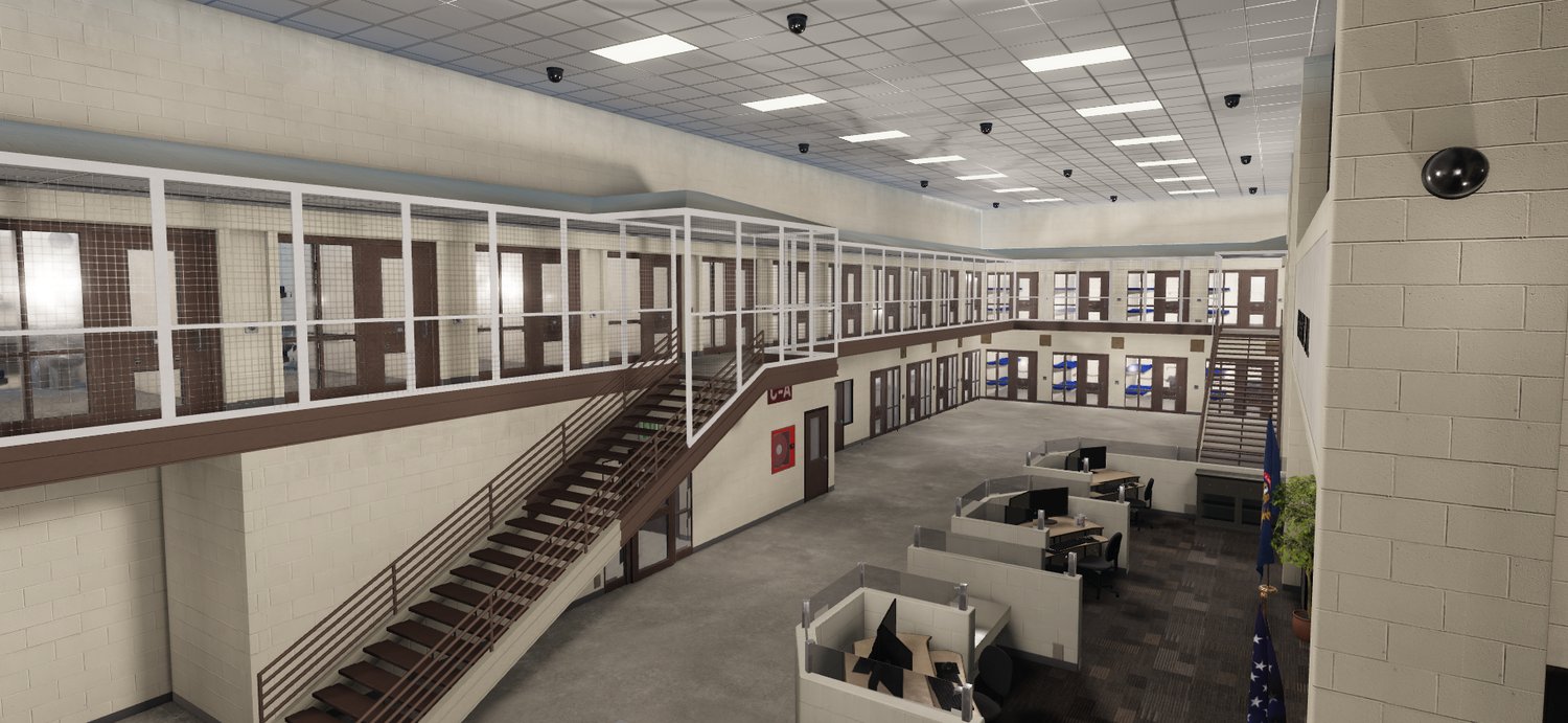Roblox American prison interior map