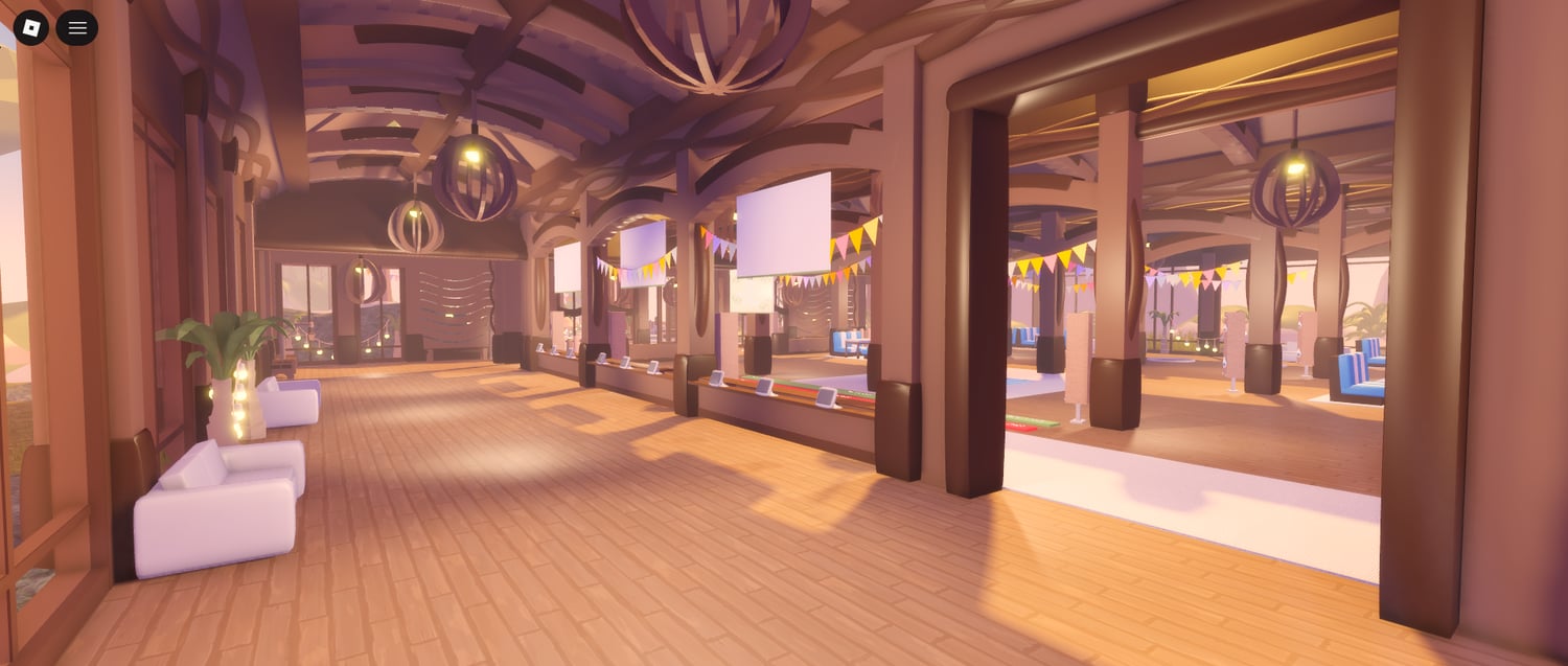 Starblox cafe interior Roblox