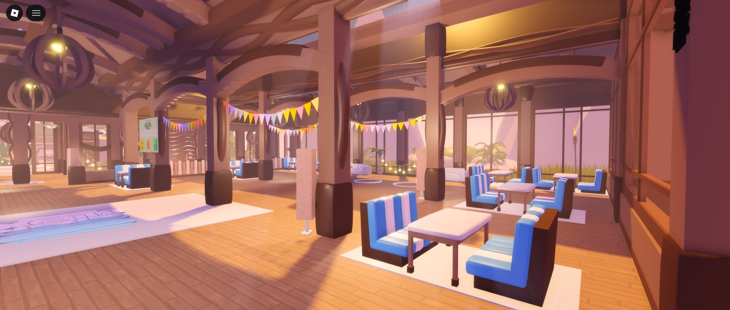Café roleplay environment Roblox