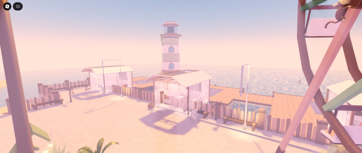 Modern café island Roblox