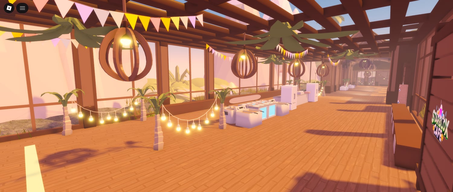 Island coffee shop map Roblox