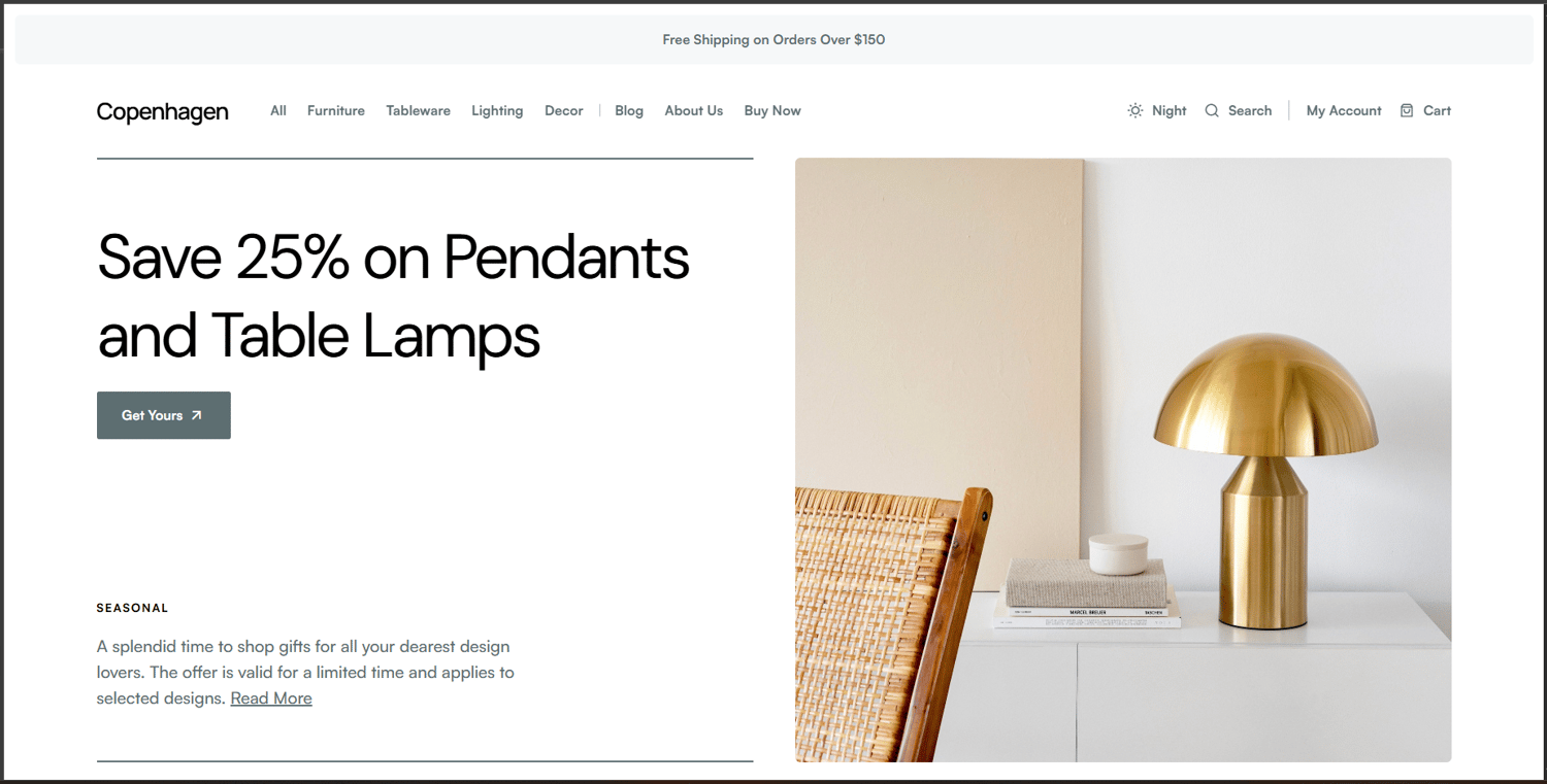 Copenhagen WooCommerce theme