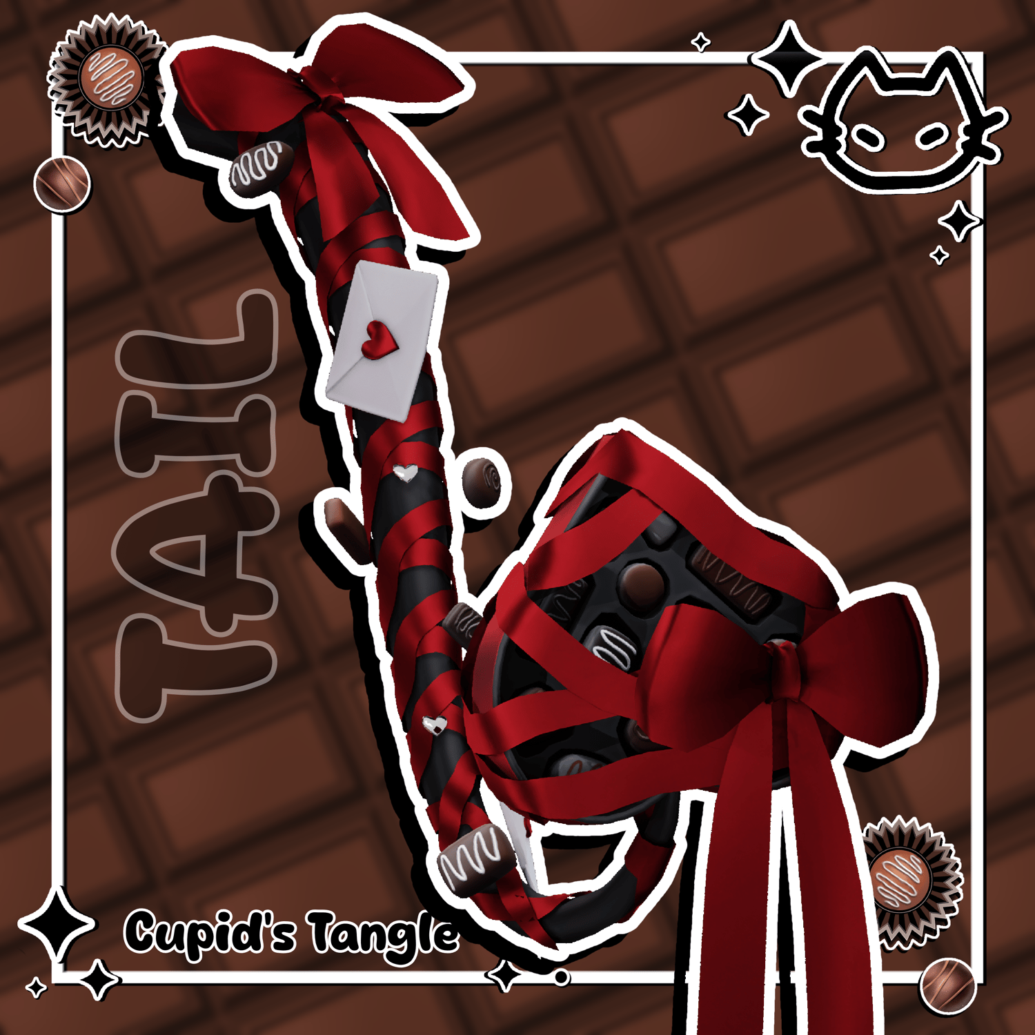 ˗ˏˋ ꒰ 💌 CUPID'S TANGLE TAIL ONLY 💌 ꒱ ˎˊ˗  Dessert Tail, Valentine's Tail