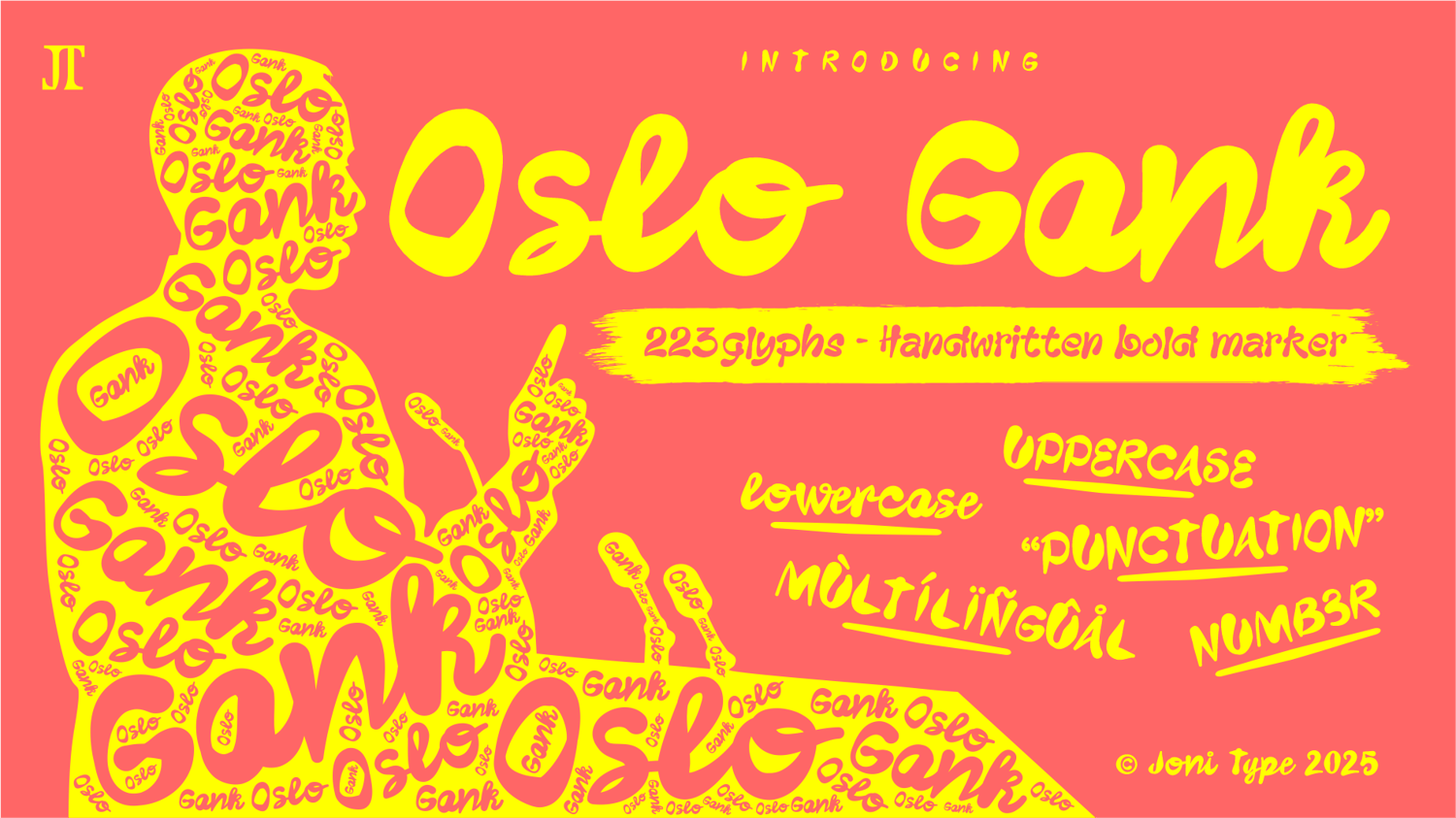 Oslo Gank - Handwritten bold marker