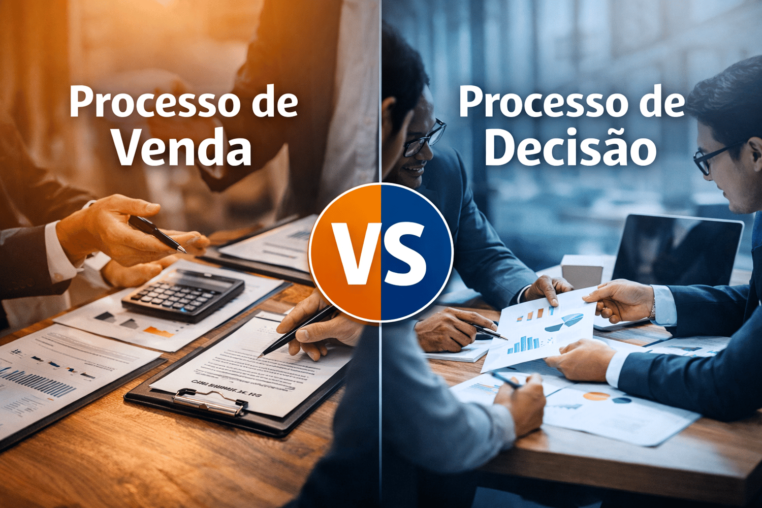 Processo de Venda B2B vs Processo de Decisão B2B