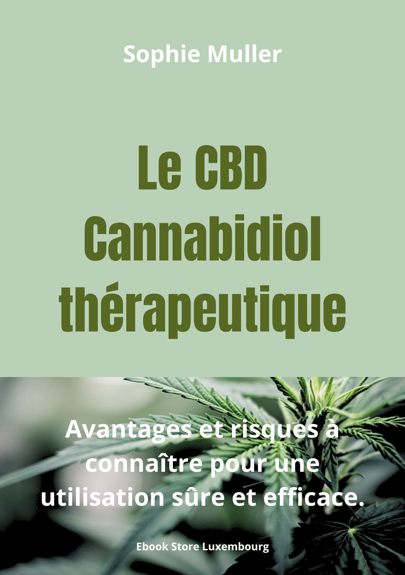Couverture  - Le CBD Cannabidiol thérapeutique - Ebook Store Luxembourg