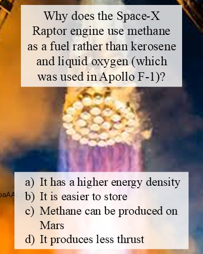Why does the Space-X Raptor engine use methane as a fuel rather than kerosene and liquid oxygen?