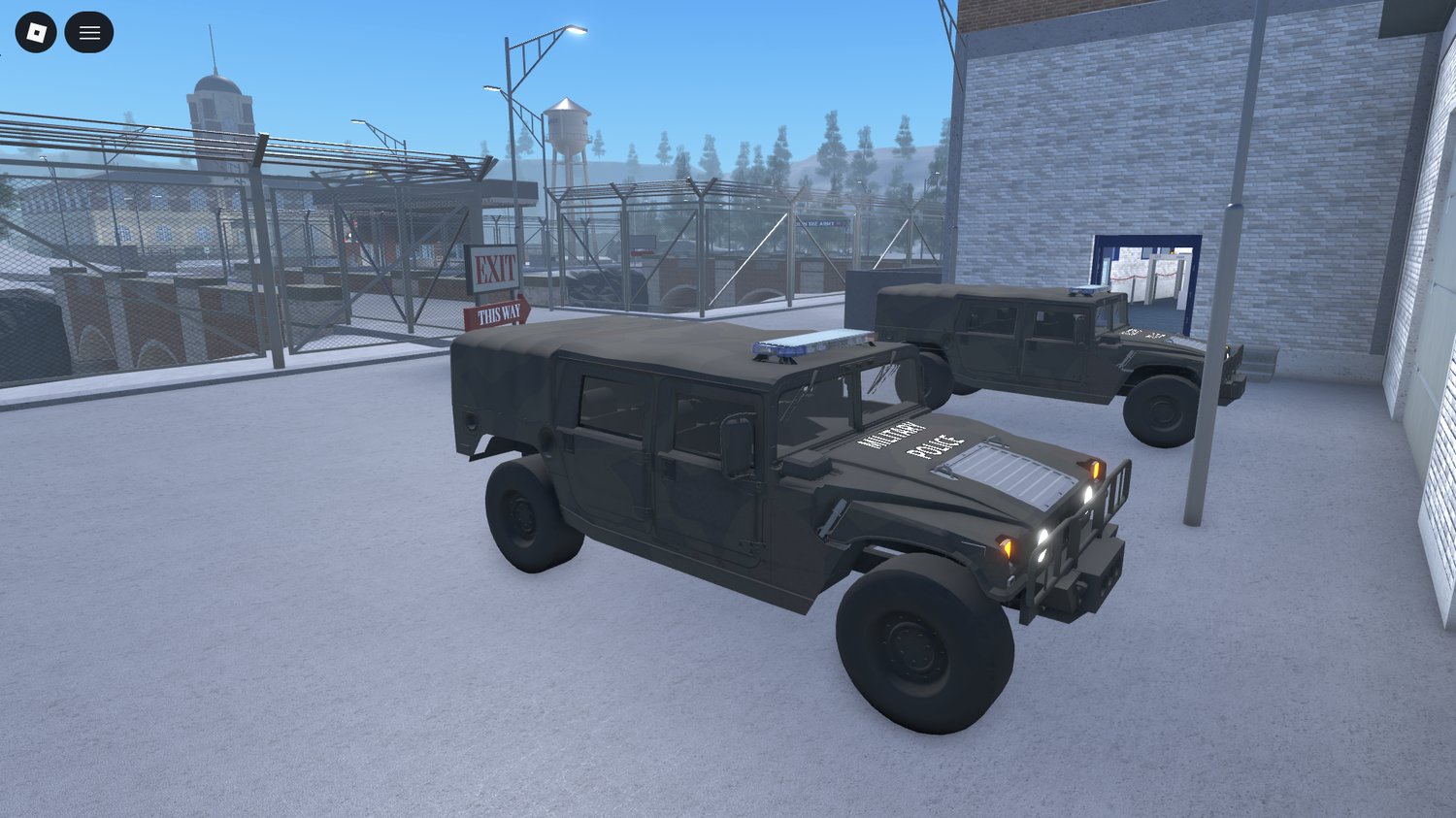 Free military base with interiors Roblox