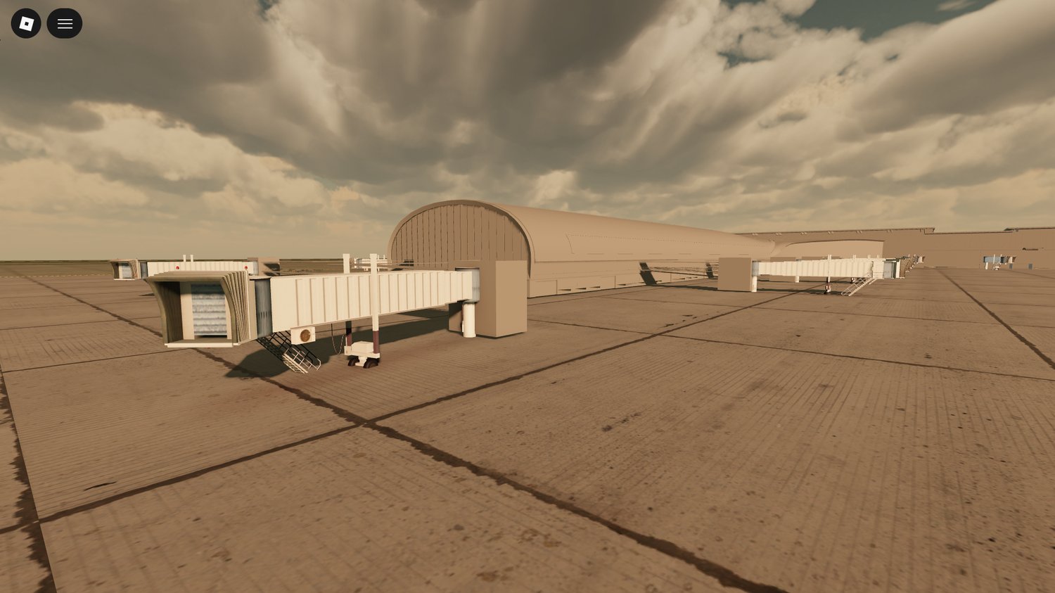 Customizable airport environment Roblox
