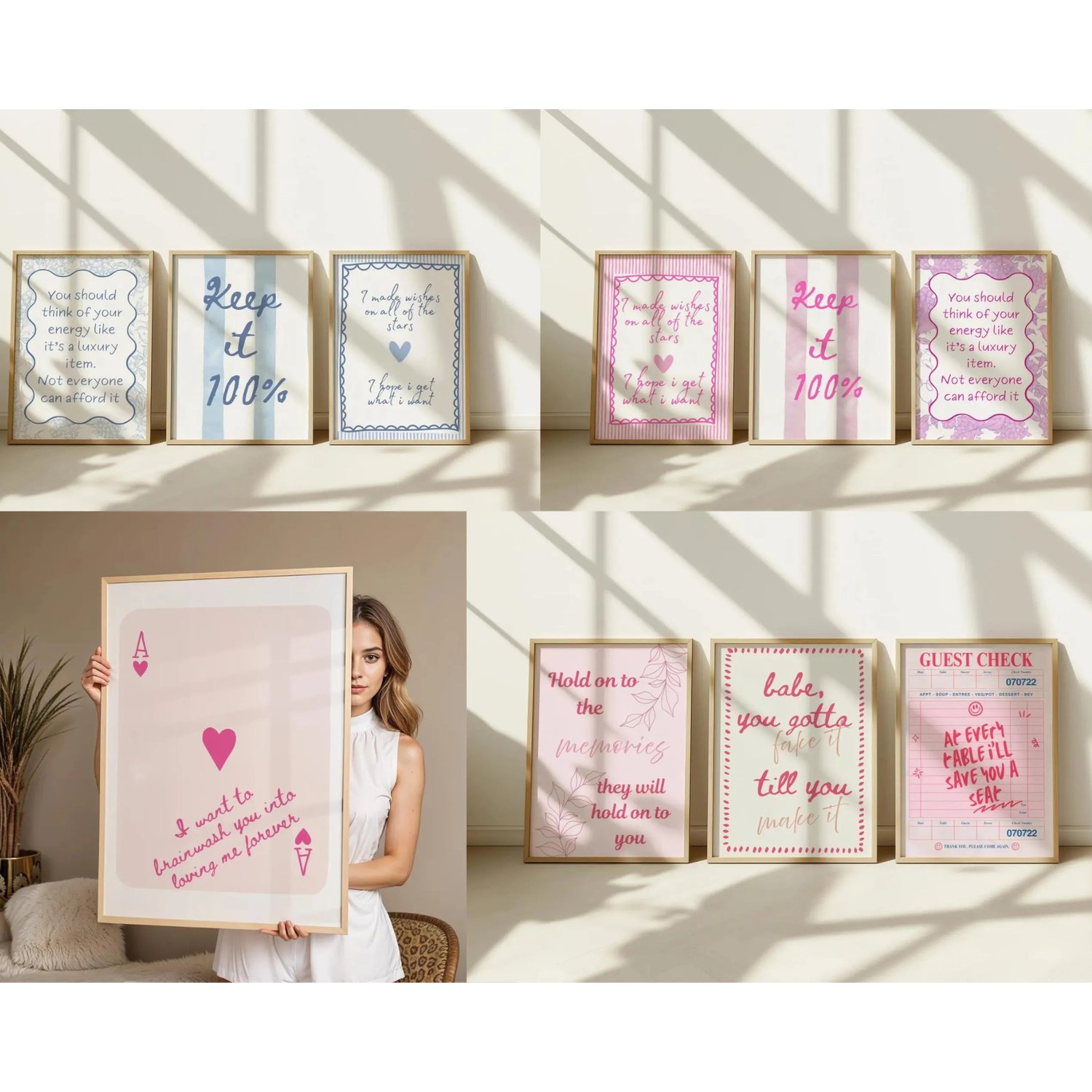 colorful gallerywall, life lessons taylor, taylor poster set, subtle taylor merch, swiftie merch, music poster set, taylor inspired art, never be so kind, champagne problems, ttpd print, favorite song lyric, girls dormdecor, dorm rooms wall art, custom qu