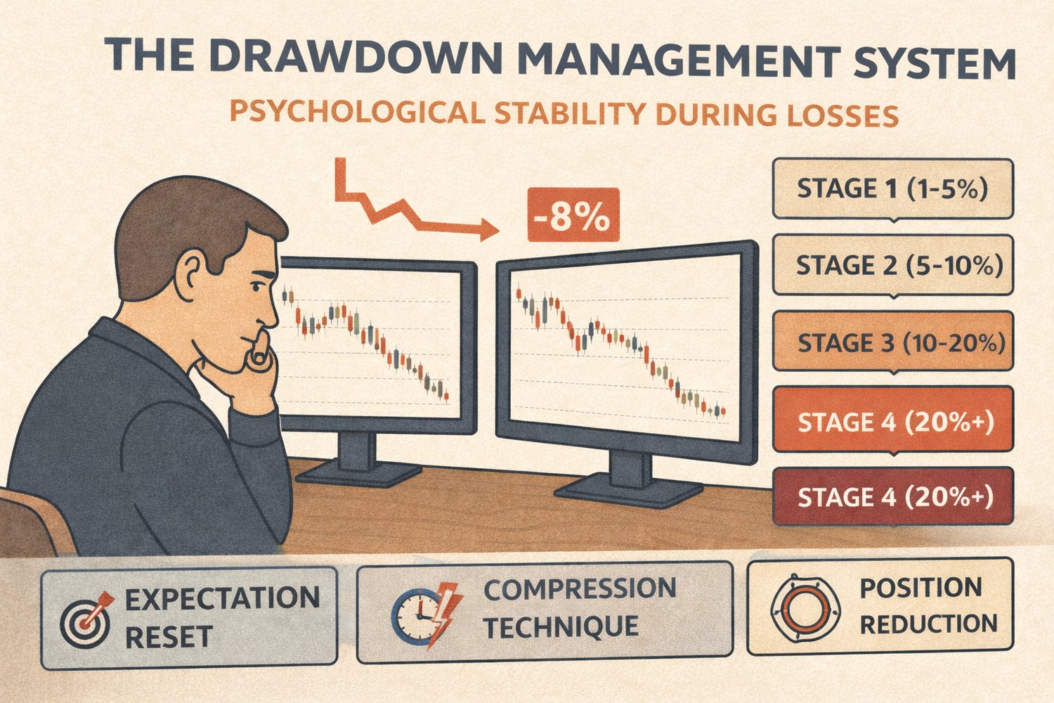 The Drawdown Management System: Psychological Stability During Losses