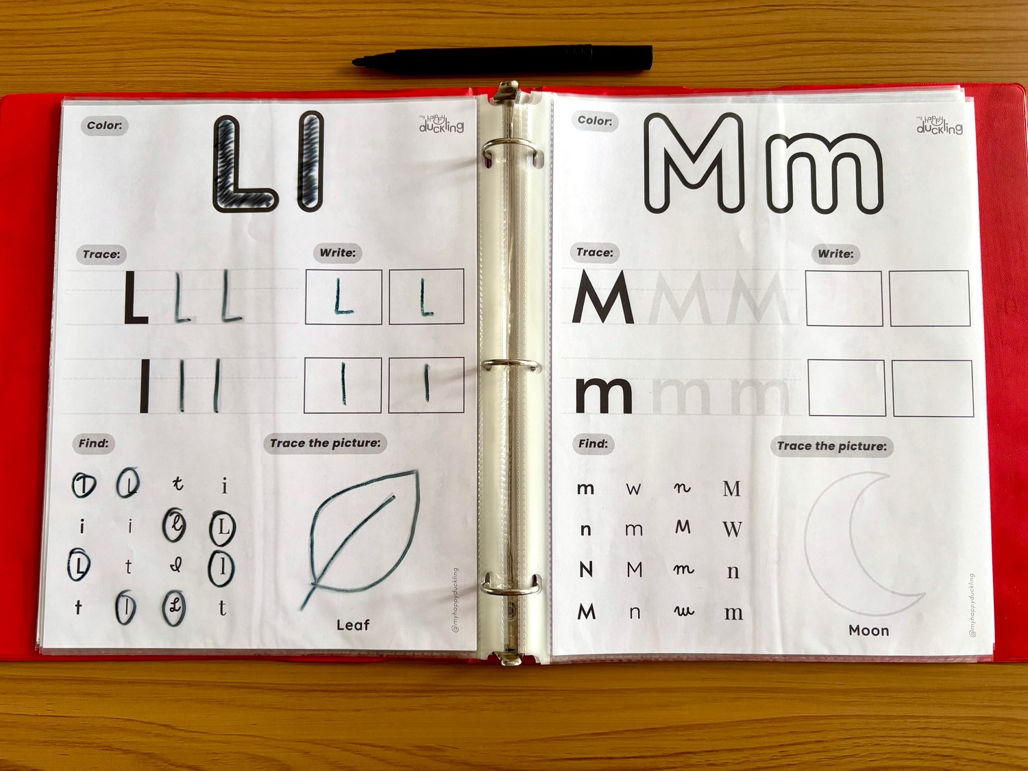 Preschool letter tracing worksheets printable