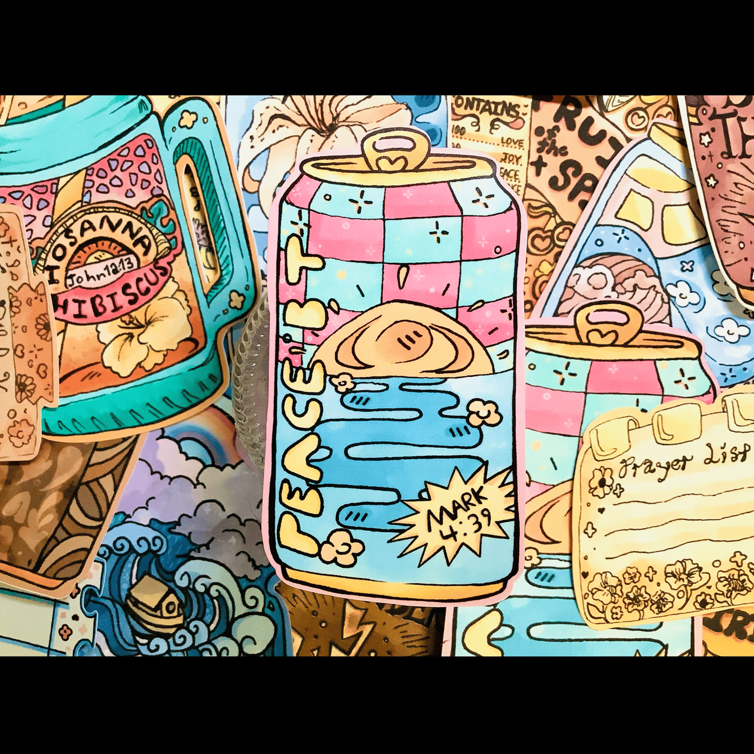 Thirsty Soul Whole Pack - Christian Sticker Set - Payhip