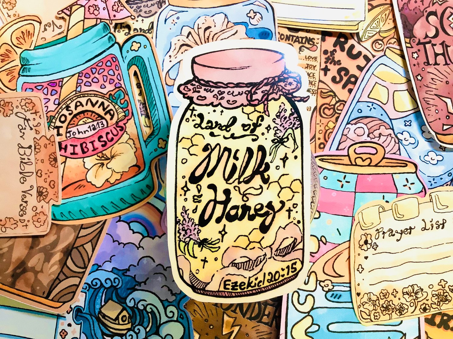 Thirsty Soul 5 Pack - Christian Sticker Set - Payhip