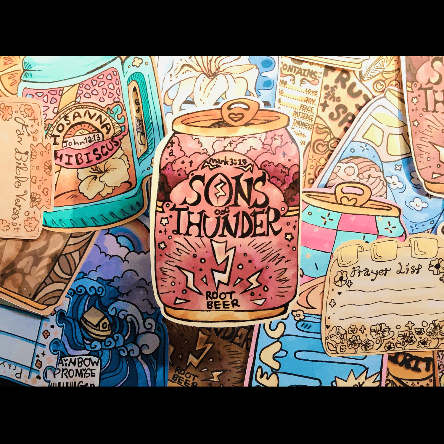 Thirsty Soul Write On - Christian Sticker Combo Bundle - Payhip