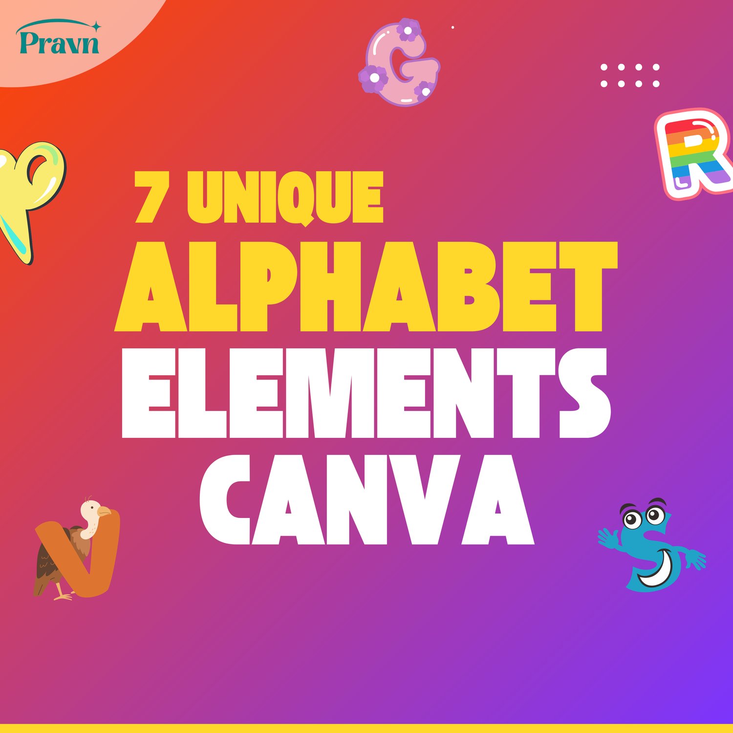 7 Unique Alphabet Elements Canva