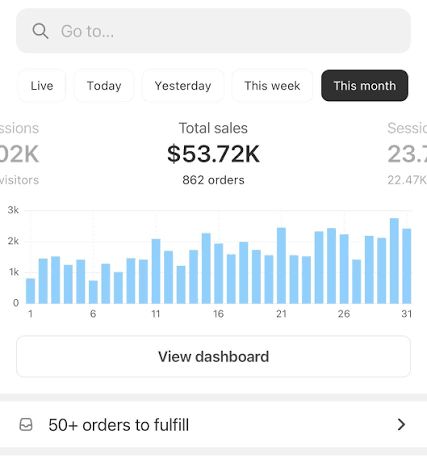 Screenshot of a student’s sales dashboard showing multiple digital product sales, illustrating strategies to reach the first 50 sales quickly.