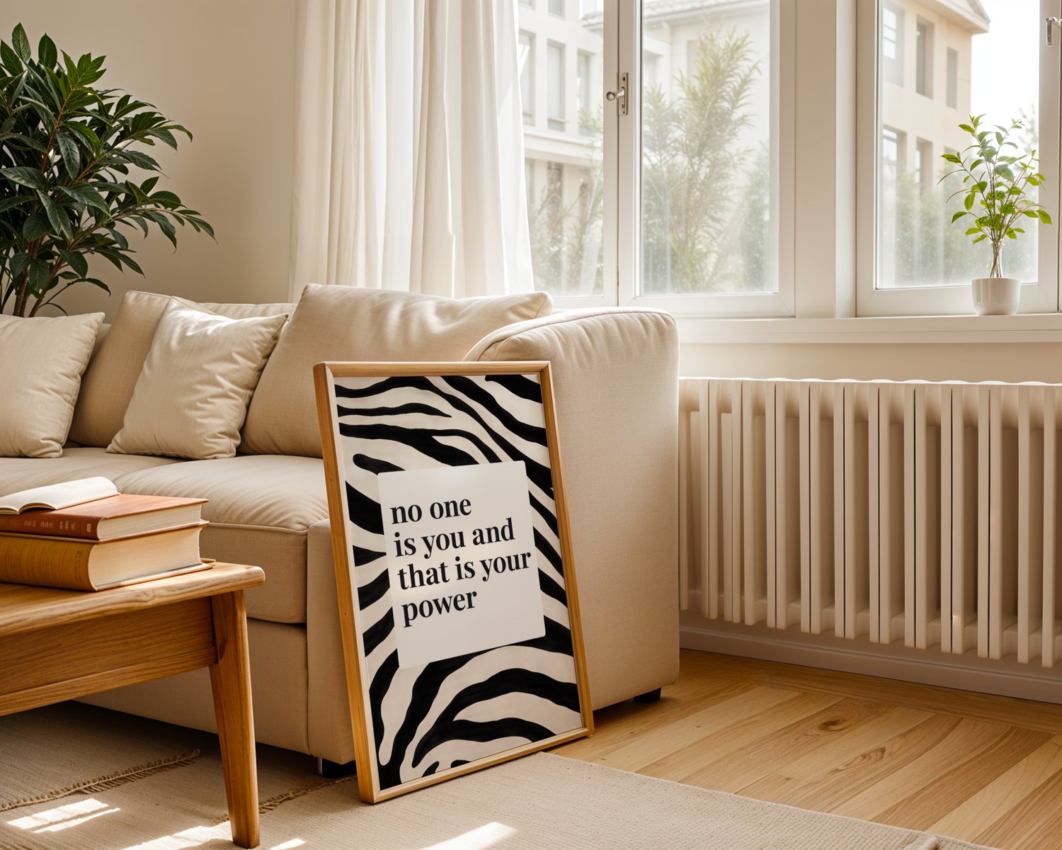 no one is you wall art, zebra print wall art, motivational quote poster, fashion wall decor, typography wall art, black and white wall art, inspirational quote print, digital download wall art, printable modern wall art, 24x36 wall a