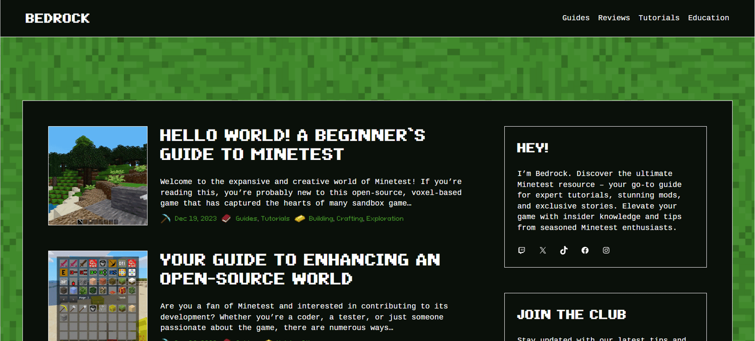 Bedrock WordPress.com Theme For Blogs By Automattic