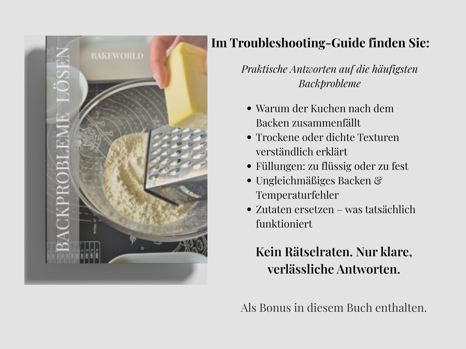 Back-Troubleshooting-Guide im BakeWorld Buch zur Lösung häufiger Probleme bei Tart- und Quiche-Teigen