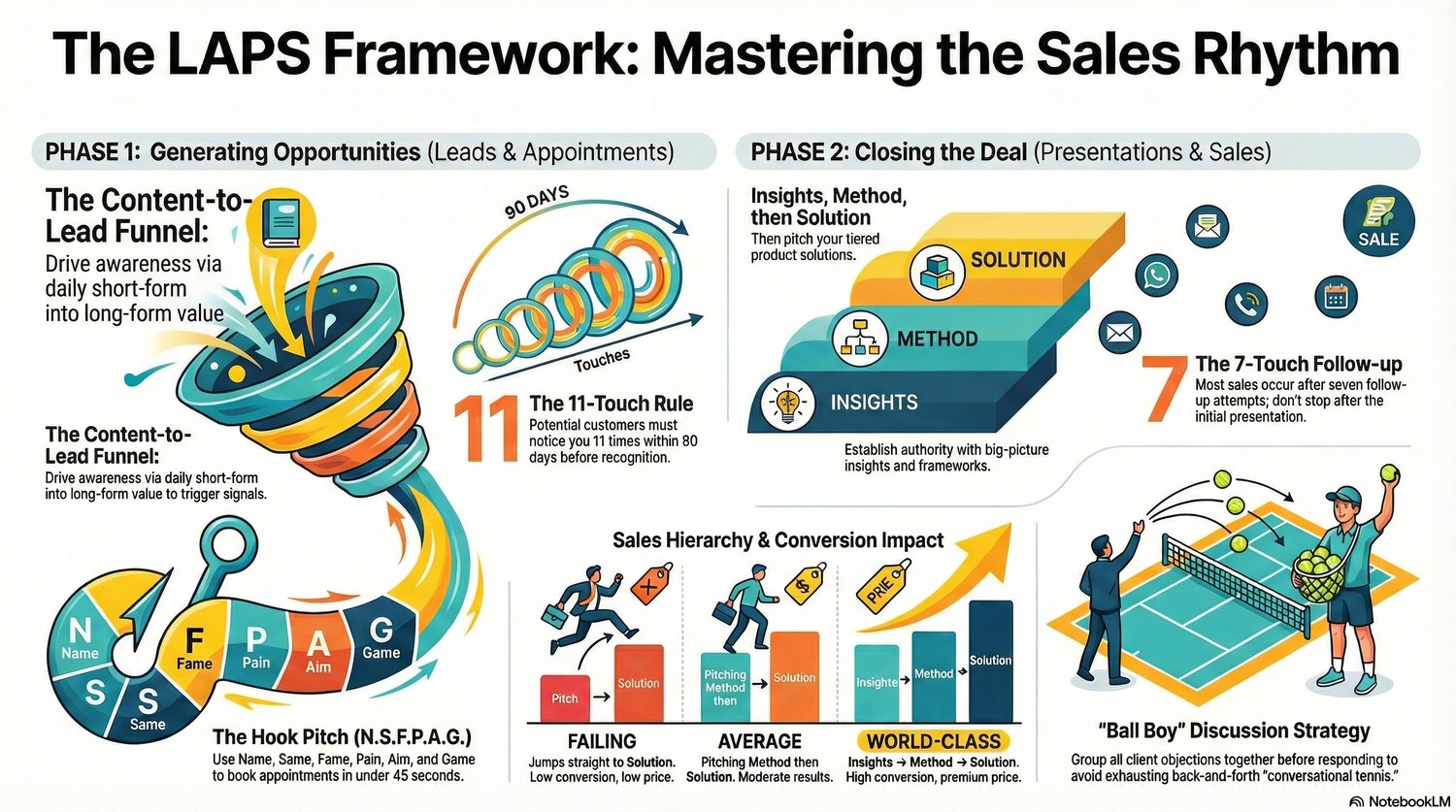 The LAPS Framework: Master the Sales Rhythm to Generate Leads, Close Deals & Scale Revenue