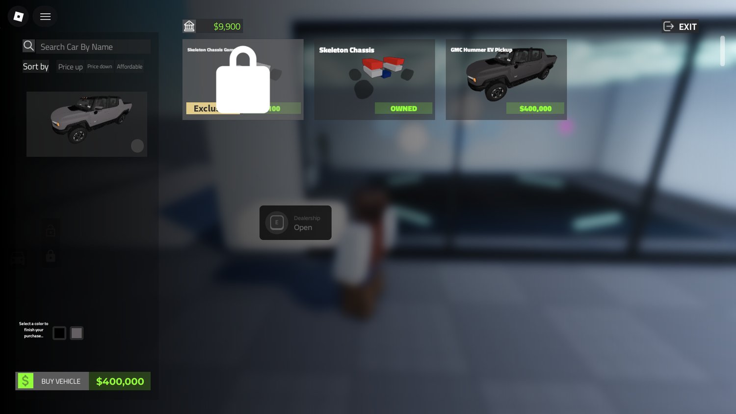 Roblox car dealership system assets