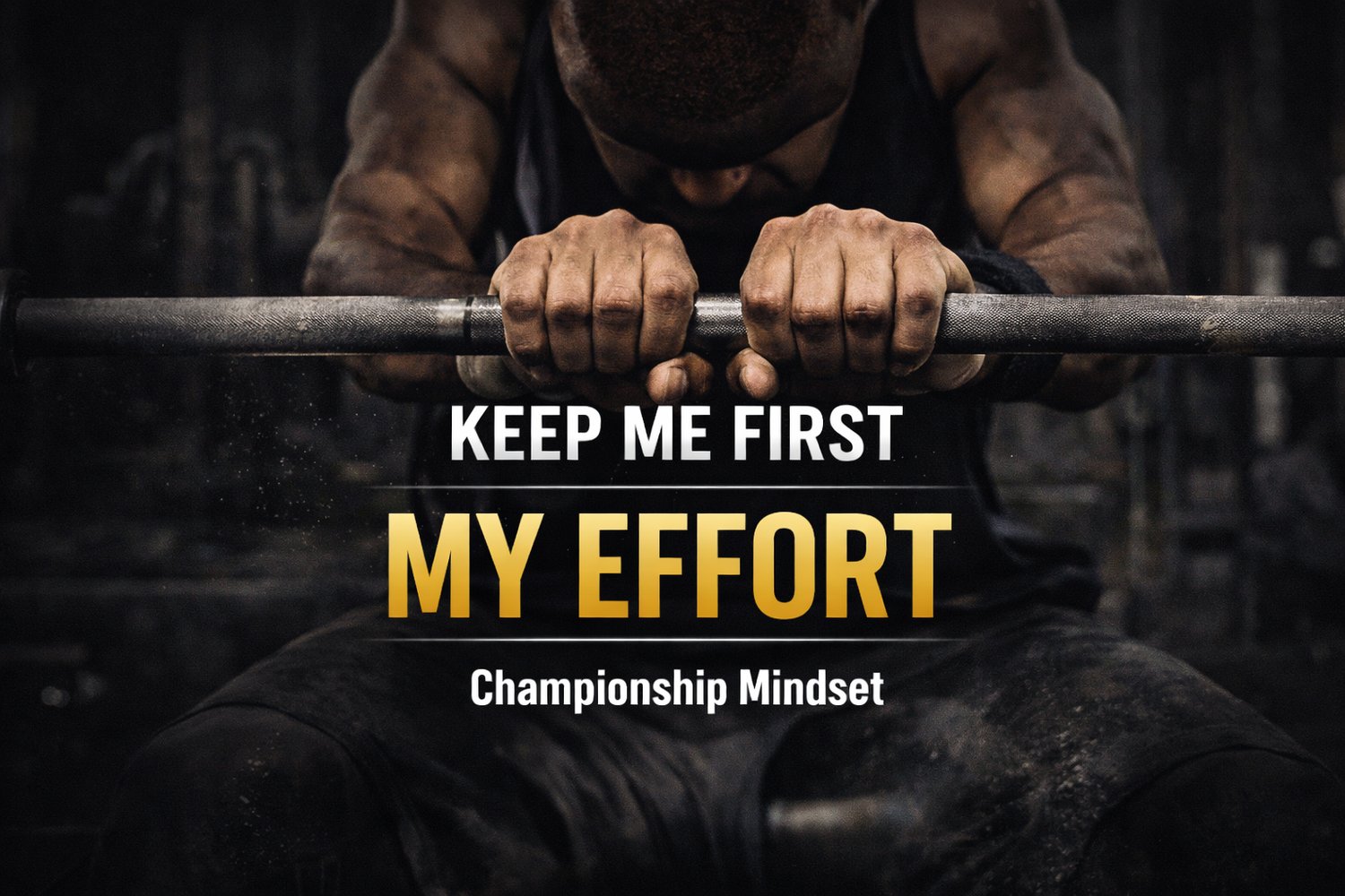 Effort is the one thing champions always control. Learn why consistent effort builds trust, discipline, and a championship mindset.