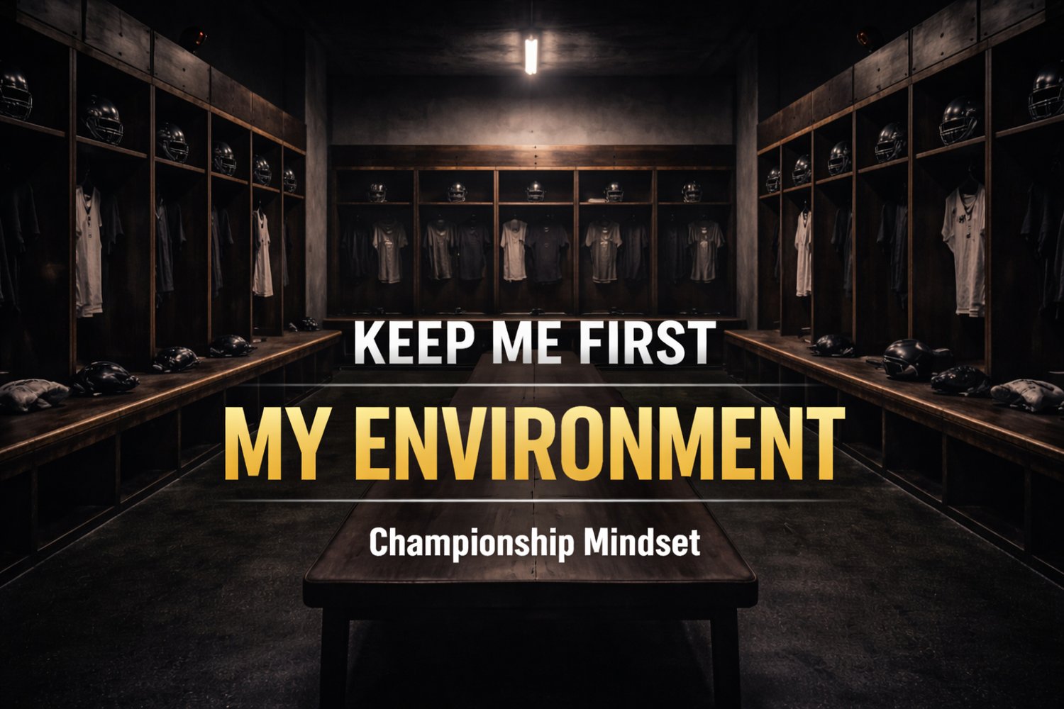 Your environment shapes habits, focus, and standards. Learn why champions protect their environment to sustain a championship mindset.
