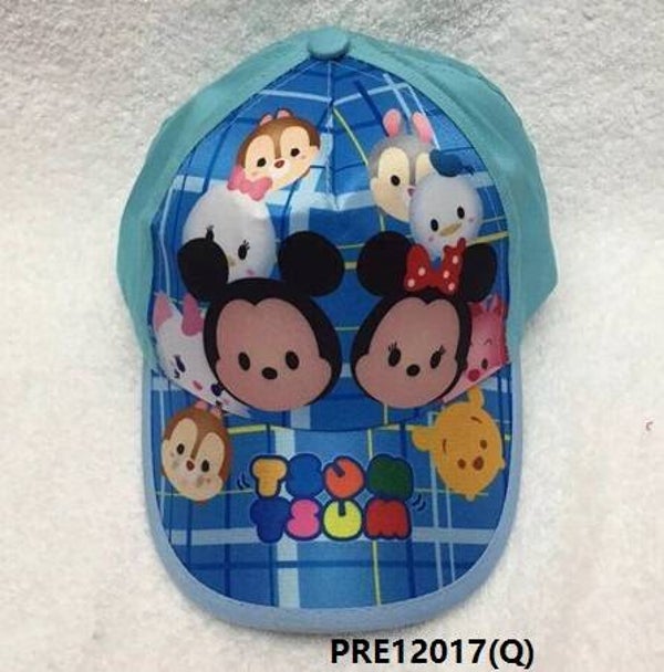 Tsum Tsum–inspired kids’ baseball cap made from adjustable cotton with a cute cartoon style.