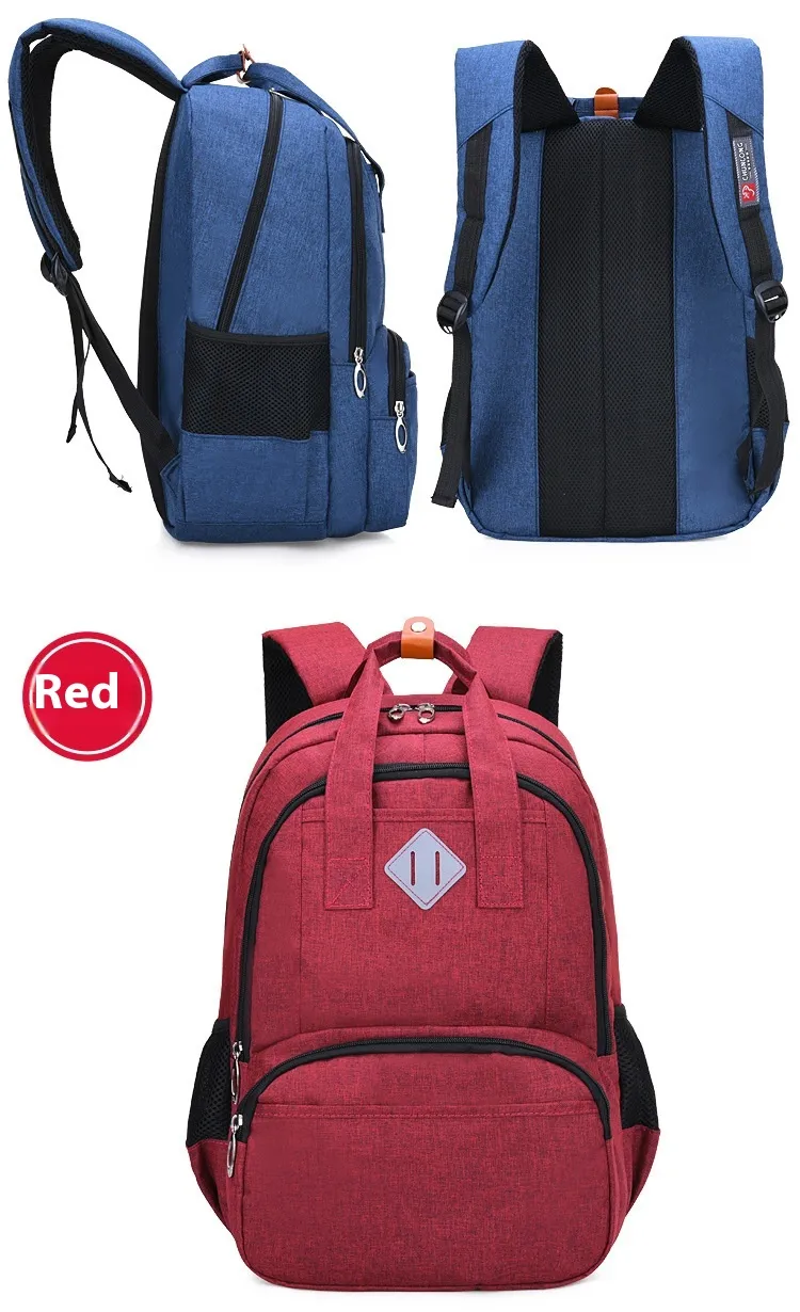 Lightweight unisex backpack suitable for primary school with Oxford cloth material.