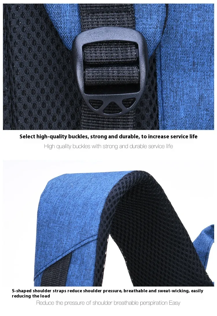 Durable Oxford cloth unisex backpack designed for primary school use.