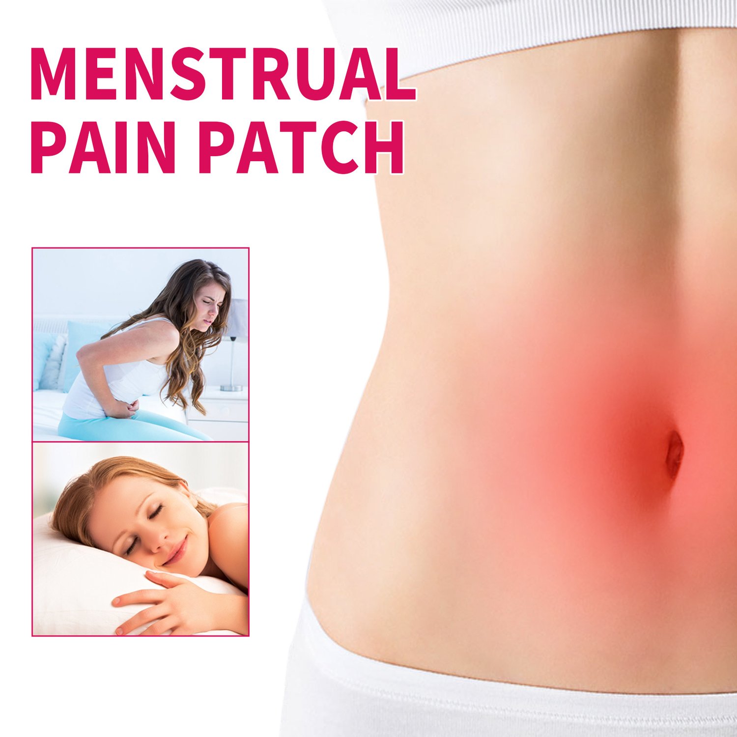 South Moon herbal warm patch pads designed for body warmth and comfort, 8 pieces.